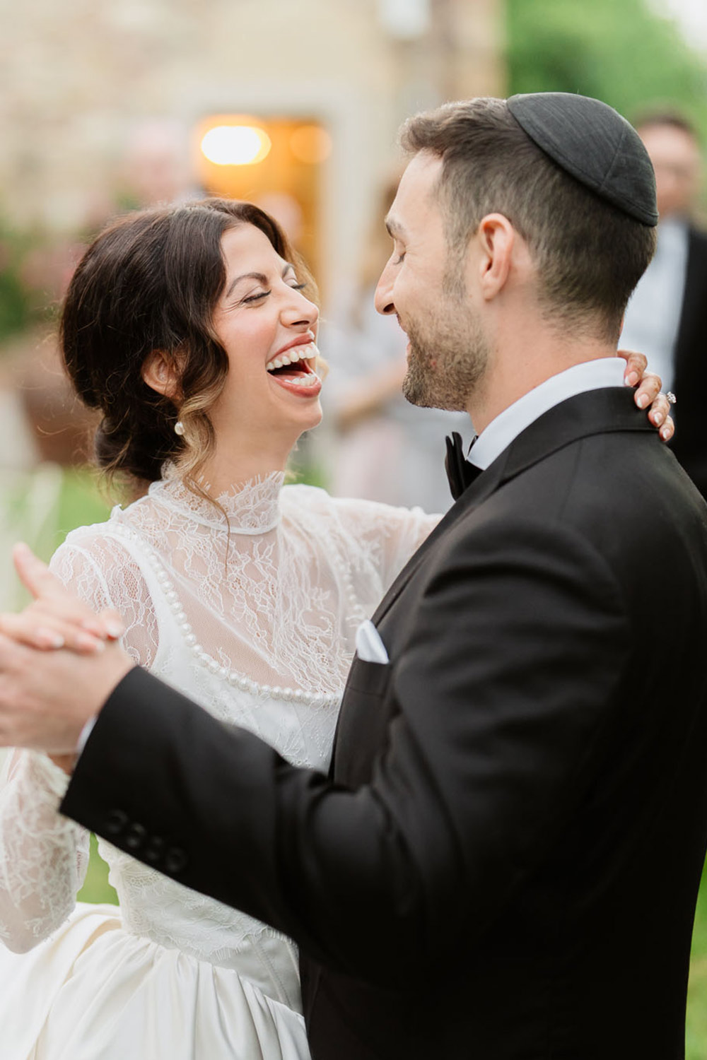 Couple first dance luxury Jewish wedding Tuscany