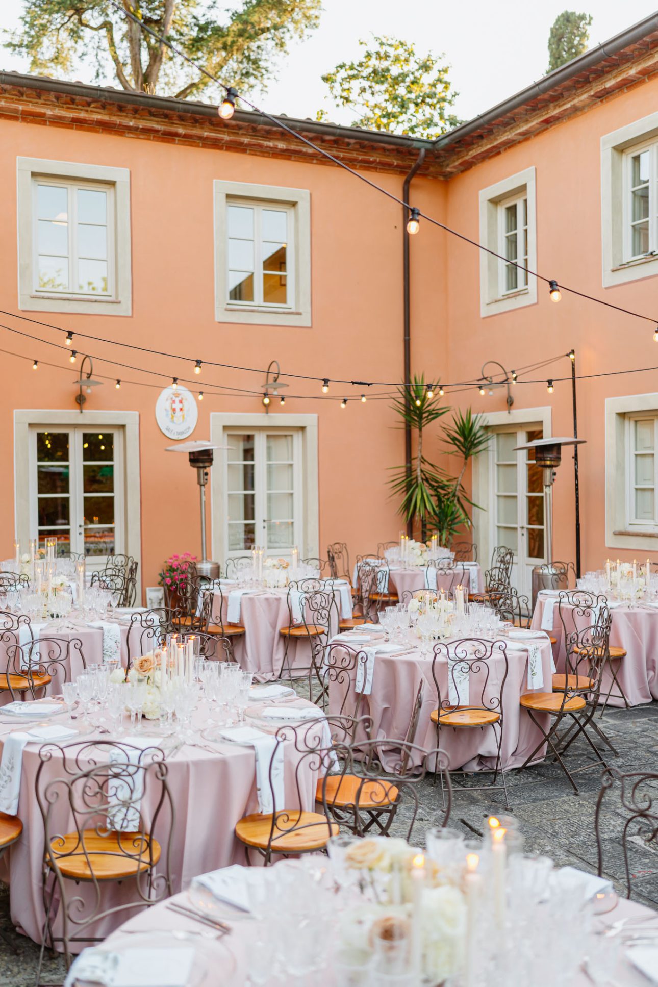 Table decor for Shabbat dinner luxury Jewish Wedding Tuscany