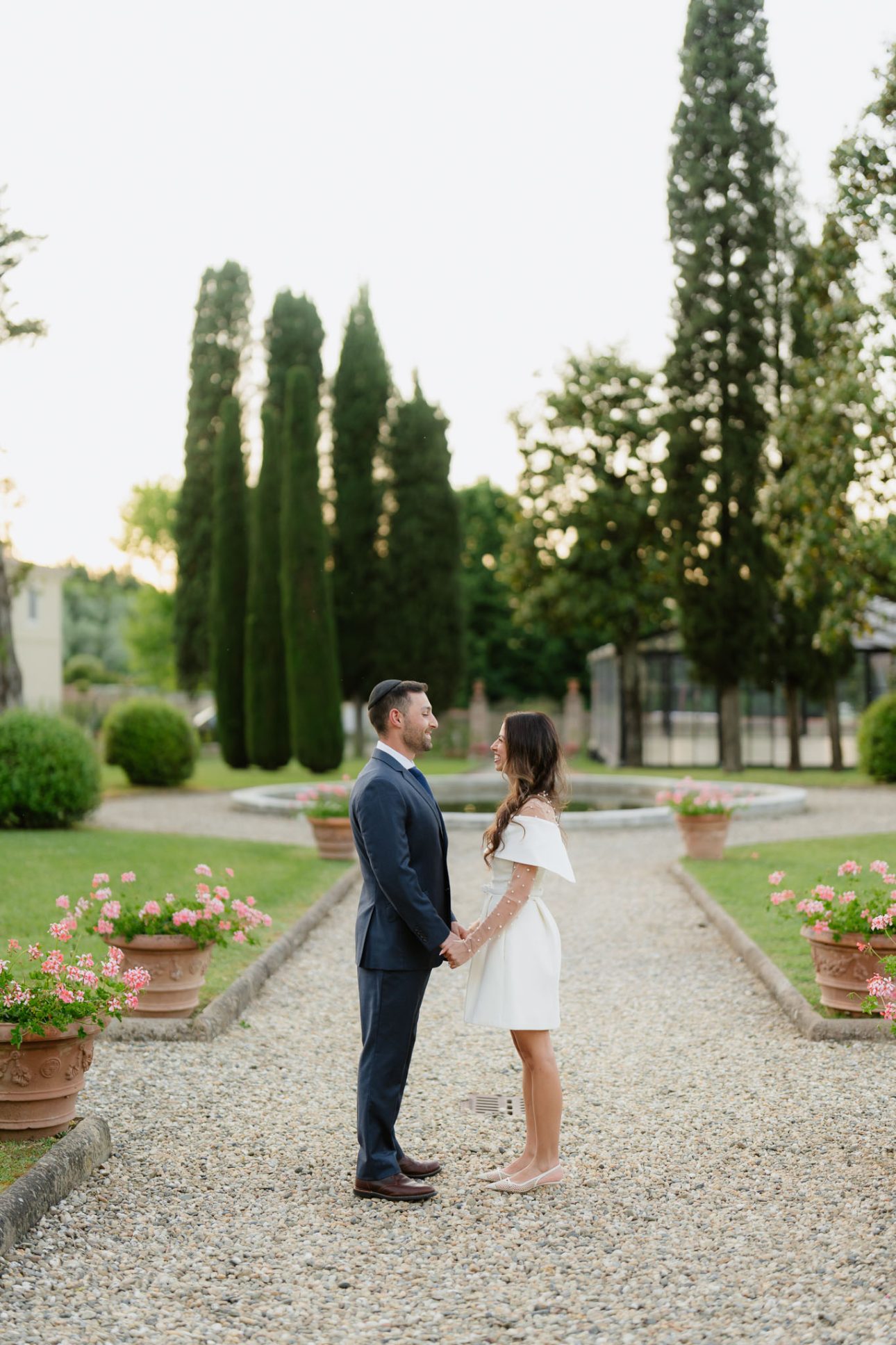 Sunset couple session luxury Jewish Wedding Tuscany Emily & Refael