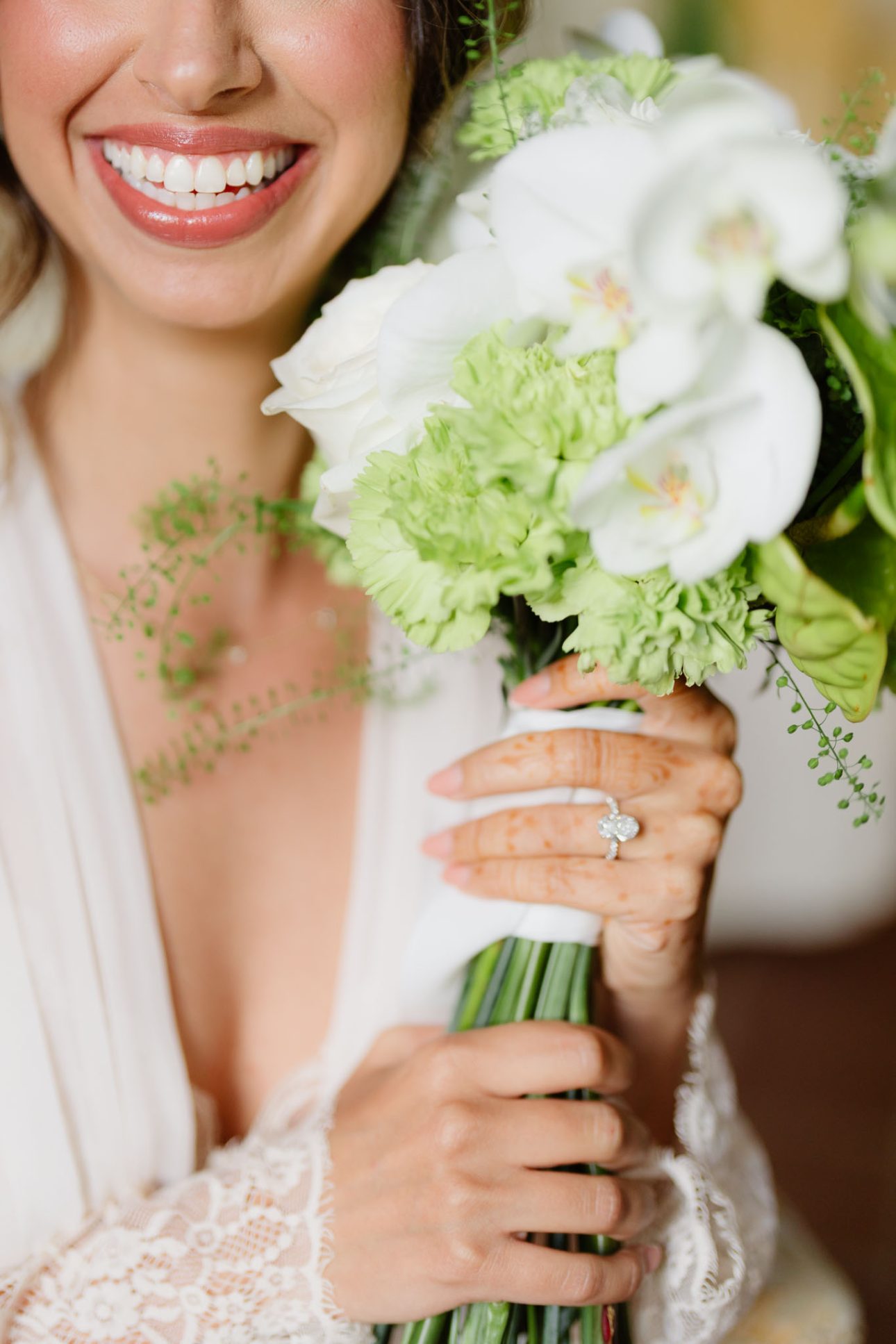 Bridal portrait at Villa Lenka Tuscany