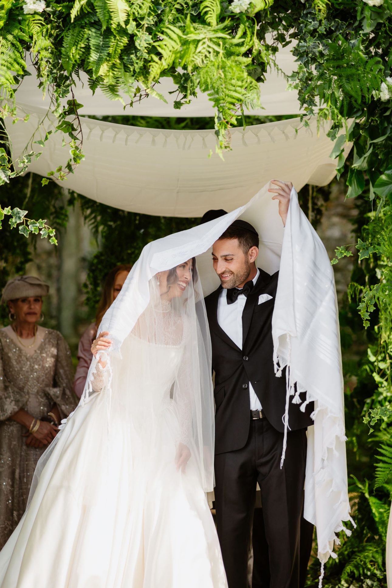 Chuppah ceremony luxury Jewish wedding Tuscany - Emily & Refael